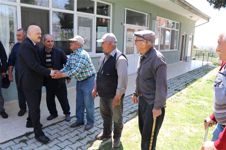 Kaymakamımız Gölbaşı, Senirce Kızılcık ve İğdecik Köylerini Ziyaret Etti.